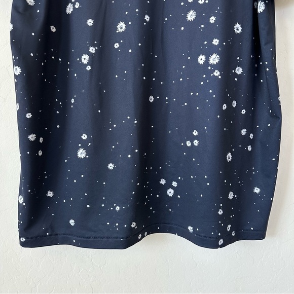 G/FORE Navy Splatter Print Short Sleeve Golf Polo Extra Large - Picture 9 of 11